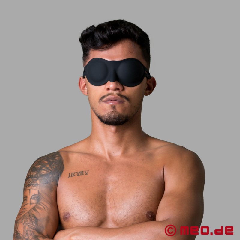 Máscara de olhos de silicone BDSM