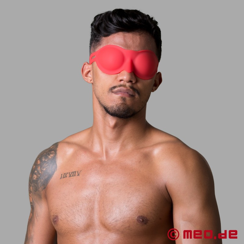 Máscara de olhos de silicone BDSM