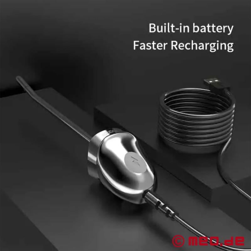 Vibromasseur urétral avec e-stim - X-Play Trainer - 3