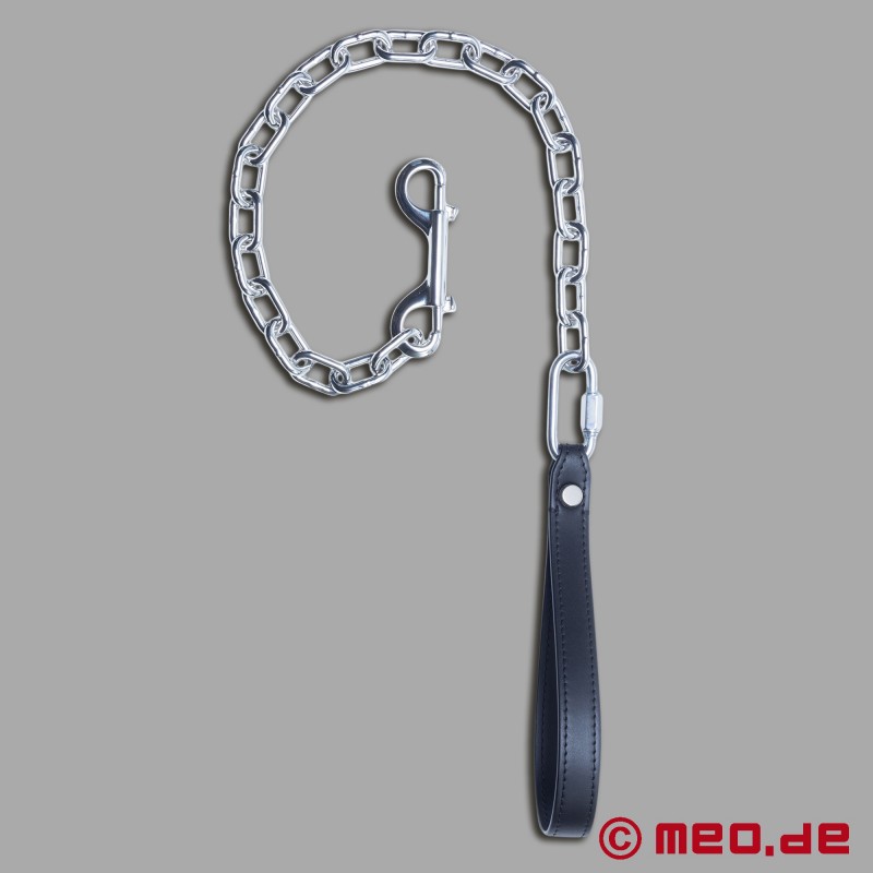 BDSM Chain Leash Palladium - A commitment to pure elegance and dominance