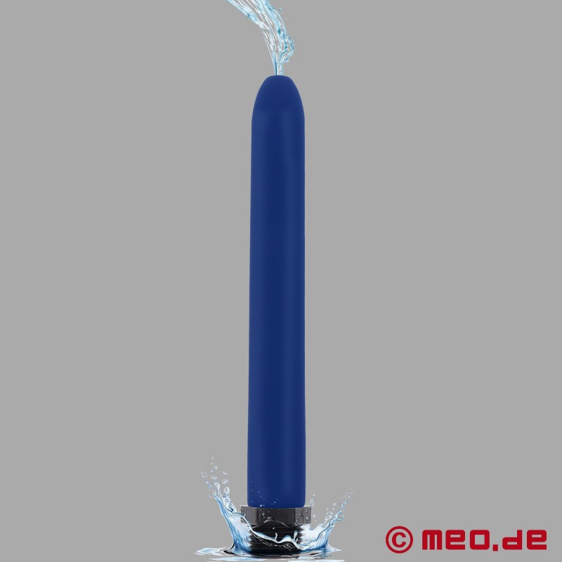 Aquameo silikondan yapılmış anal duş Drizzle - 15 cm uzunluğunda