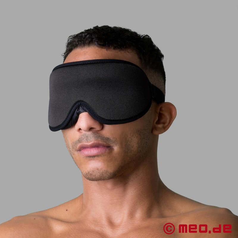 Anatomická BDSM maska na oči pre Sensory Deprivation