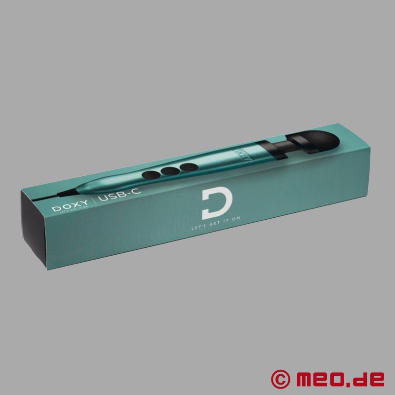 DOXY 3 USB-C Wand Massager - Turkio spalvos