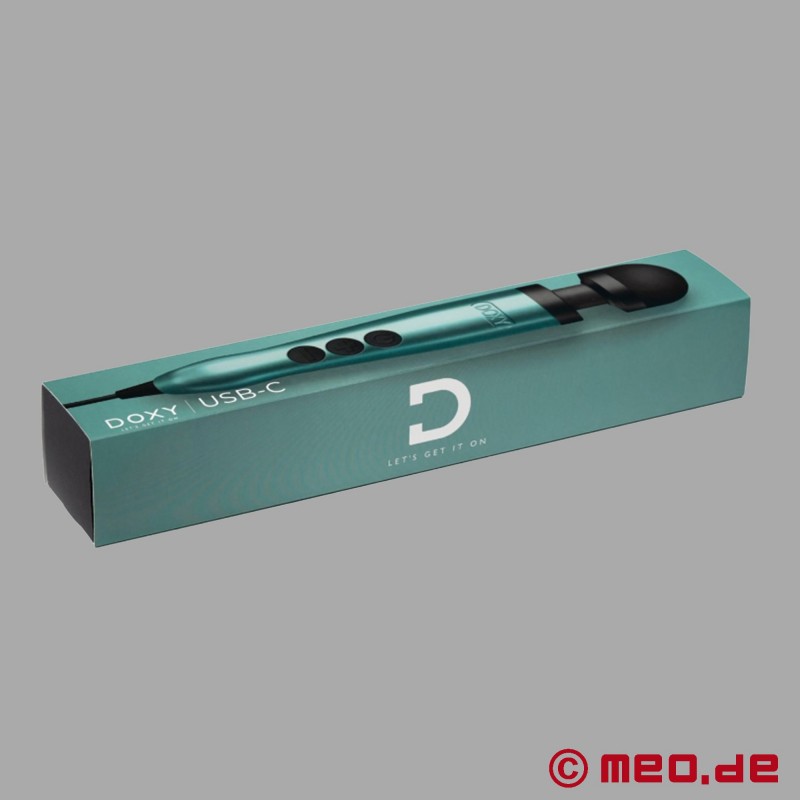 Doxy 3 USB-C Wand Massager - Turquoise