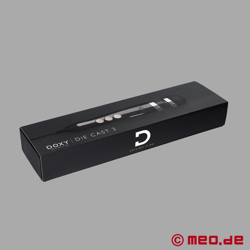 DOXY Besetningen 3 Wand Massager - Disco Black