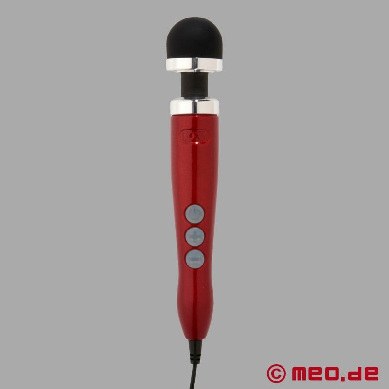 DOXY Įgulos 3 Wand Massager - Raudonasis saldainis