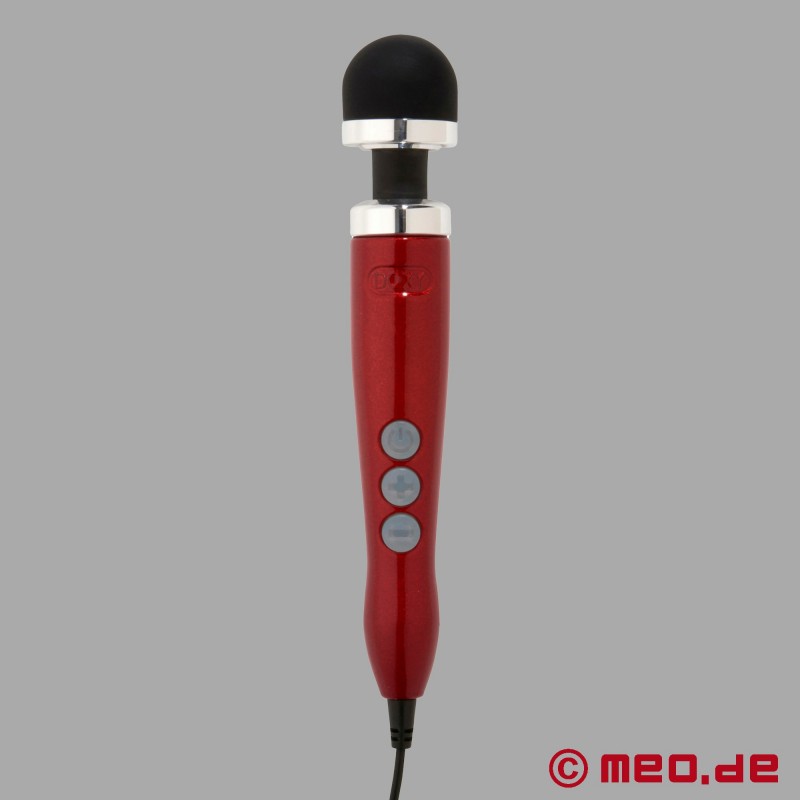 Doxy Die Cast Wand Massager 3 Paredes - Rojo Caramelo