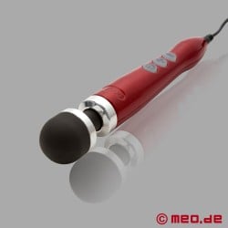 Doxy Die Cast Wand Massager med 3 vægge - Candy Red