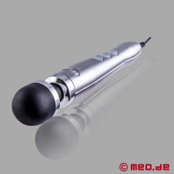 Doxy Die Cast Wand Massager för 3 väggar - Silver