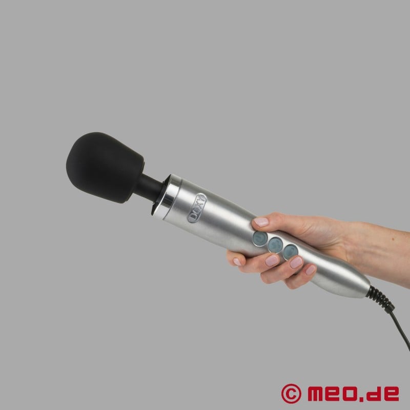 Doxy Die Cast Wall Massager - stříbrný