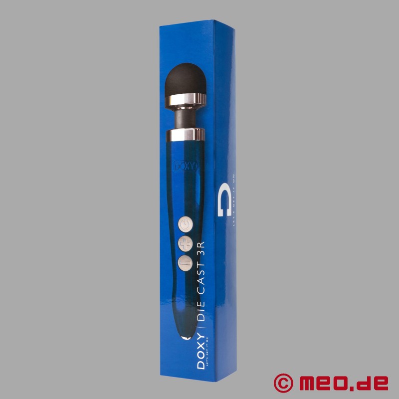 Doxy Die Cast 3R väggmassagerare - uppladdningsbar - blå