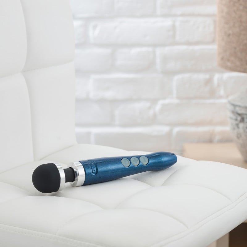 Doxy Die Cast 3R Wand Massager - Oplaadbaar - Blauw