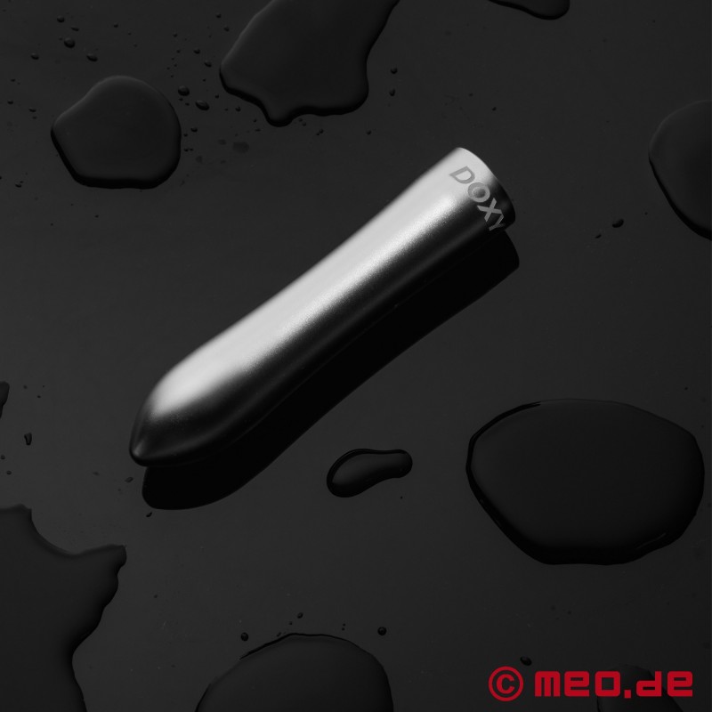Doxy Bullet Vibrator – Silver - Deluxe Vibrator