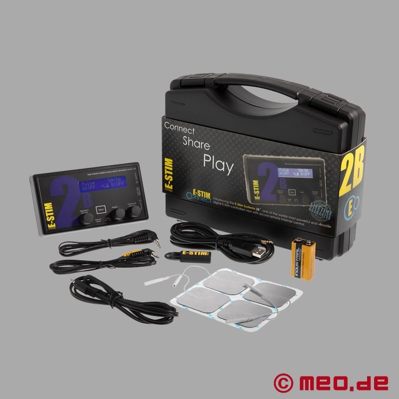 E-Stim Connect Pack alkaen E-Stim Systems - BDSM sähköstimulaatiolaite lisävarusteineen