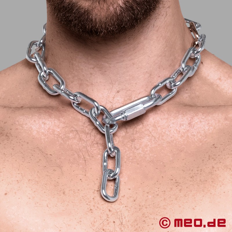 BDSM řetízkový náhrdelník - Palladium
