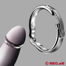 Nerūdijančio plieno žandikaulio žiedas su jungtimi