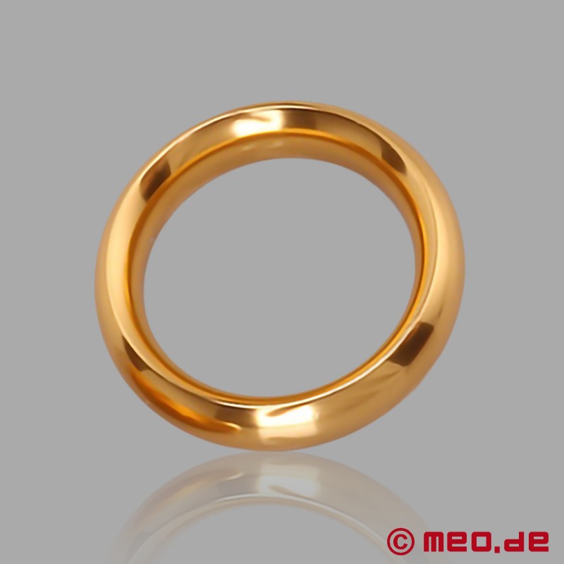 Inel metalic pentru penis - AlphaMale - aur