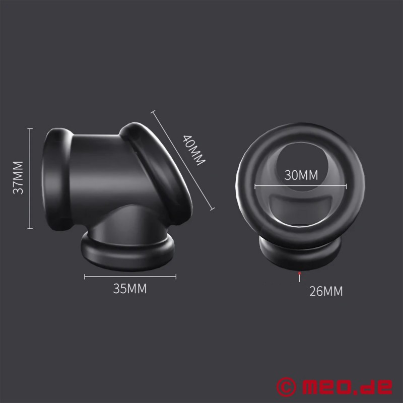 AlphaMale Triplex - Penis halkası ve bilyeli sedye - 5