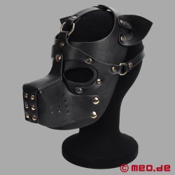 Playful Pup Hood - Maske siyah/siyah