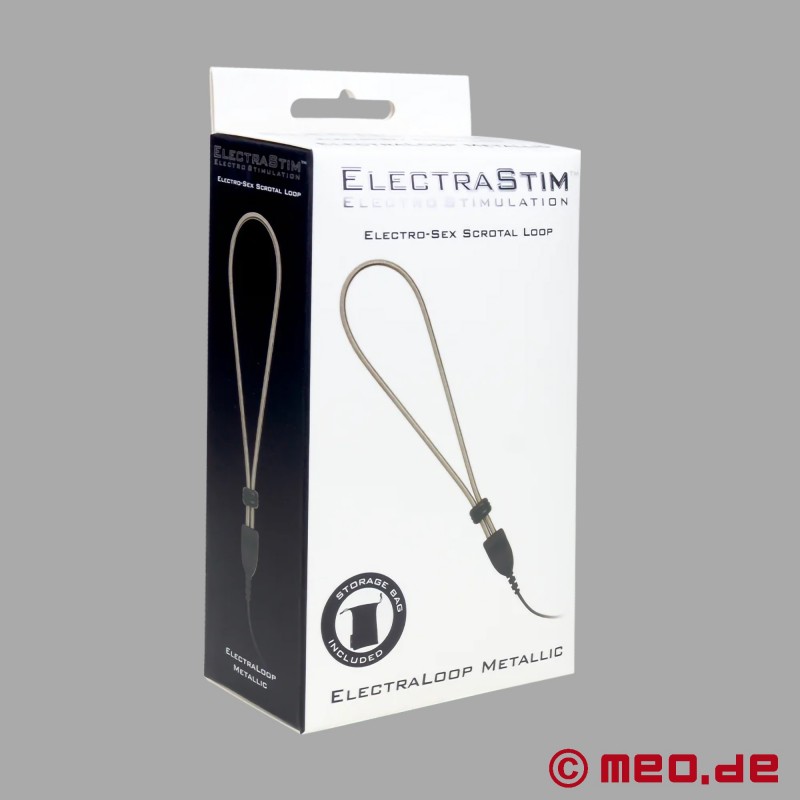 ElectraLoop™ by ElectraStim - Adjustable Metal Scrotal Loop for Electrostimulation