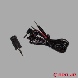 Kit cablu adaptor - mufă jack 3,5 mm/2,5 mm - ElectraStim