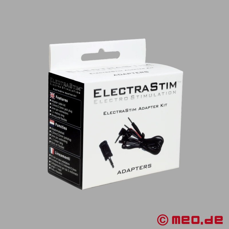 Adapter Cable Kit - 3.5mm/2.5mm Jack Plug - ElectraStim