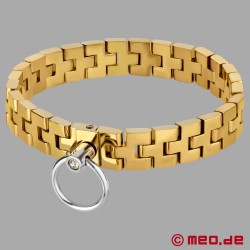 BDSM Collar Spartacus™ - gold colored