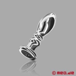 Stainless Steel Butt Plug - Small Anal Vibrator "The Slider" by AlphaMale