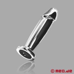 Stainless Steel Butt Plug - The Intruder Anal Vibrator by AlphaMale