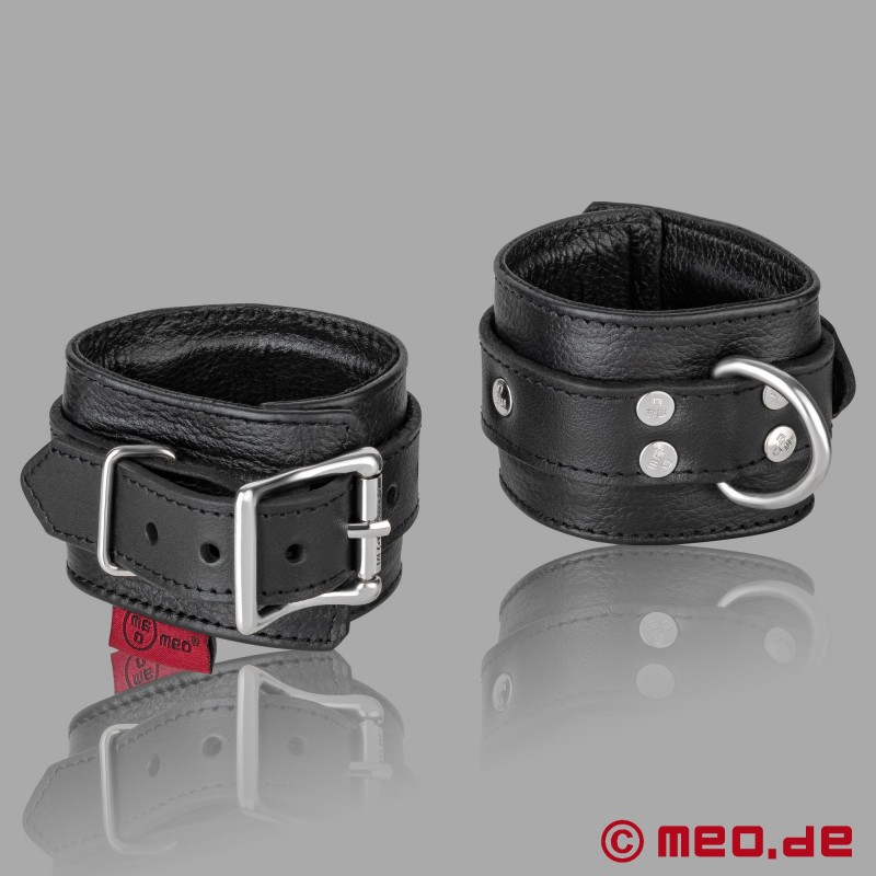 Padded Leather Wrist Cuffs - MEO® Vintage Edition