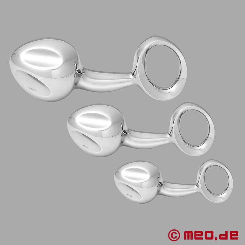 Stimulateur prostatique en acier inox avec poignée - Dr. Cock by MEO® - 6