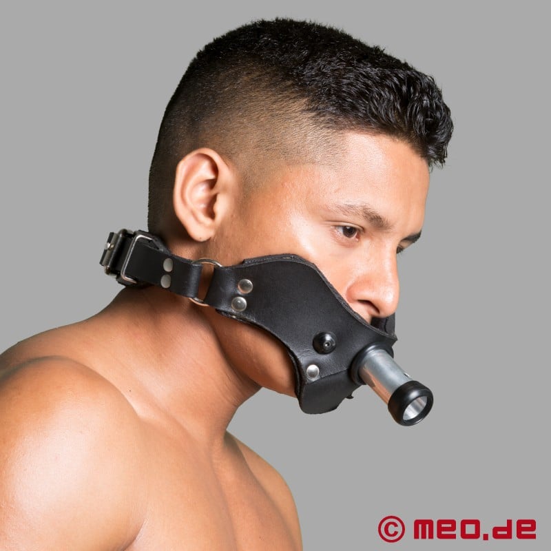 The "Humilator" Gag System is the ultimate mouth gag for total submission