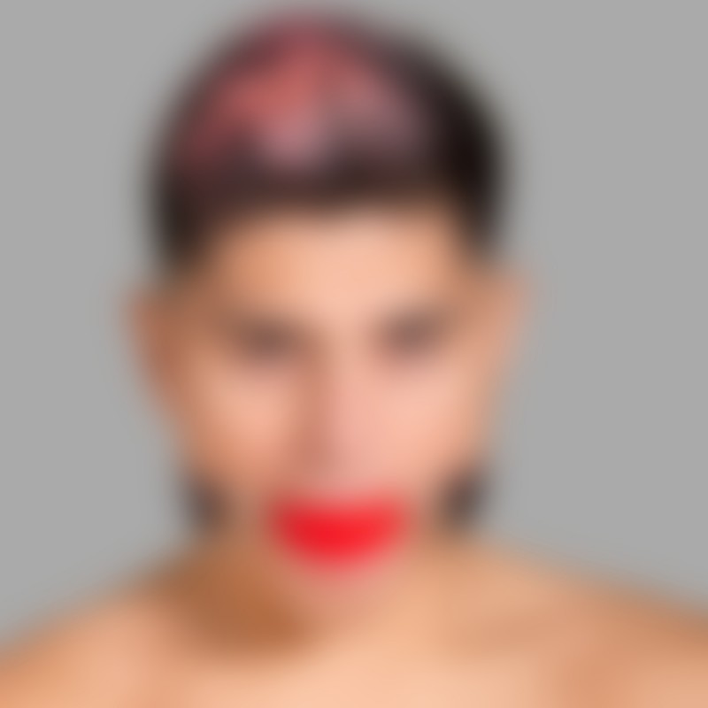 Kırmızı BDSM ağzı - Oval top ağzı - 1