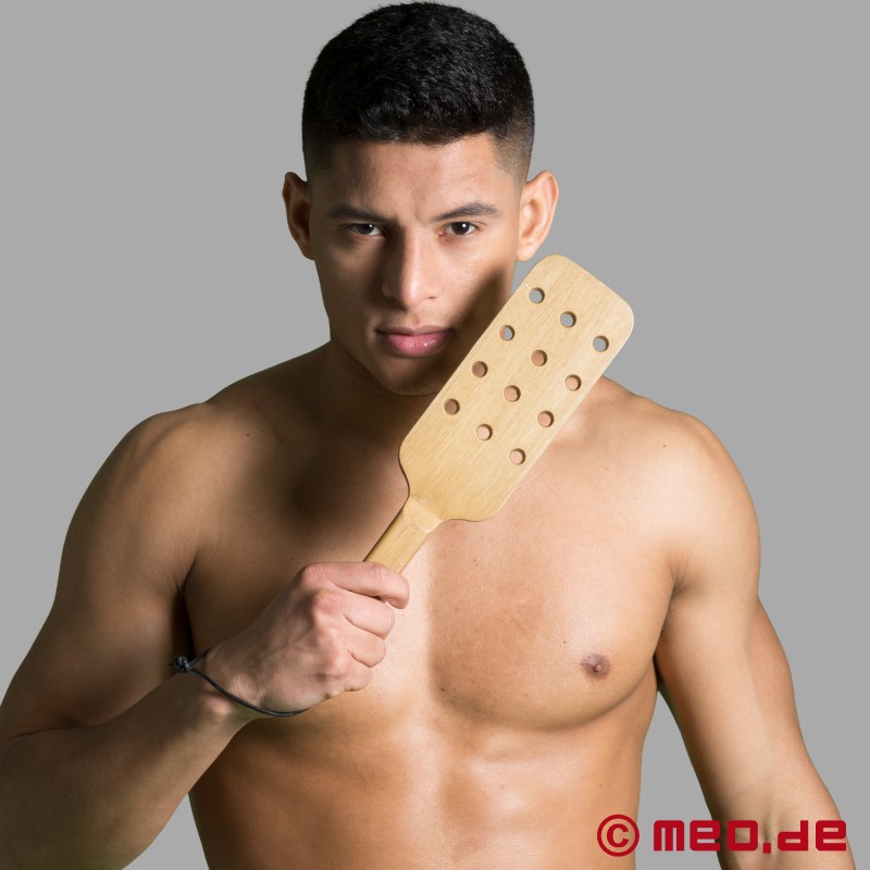 Paleta clásica de madera para azotar - 4