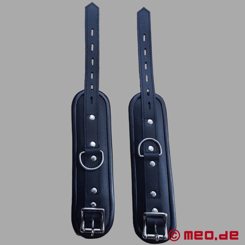 Handbojor i pelle, vadderade - svart - AMSTERDAM - 4