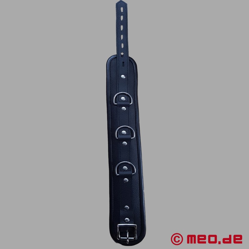 BDSM apykaklė Amsterdam iš juodos odos - 6