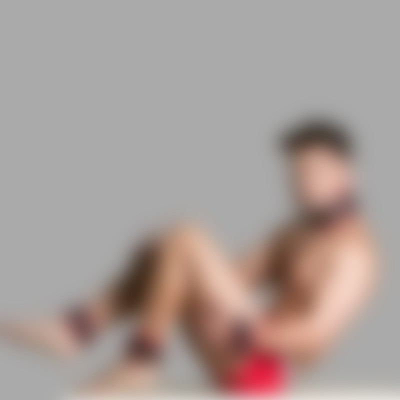 Pelle polsboeien, gevoerd - zwart / rood - AMSTERDAM - 5