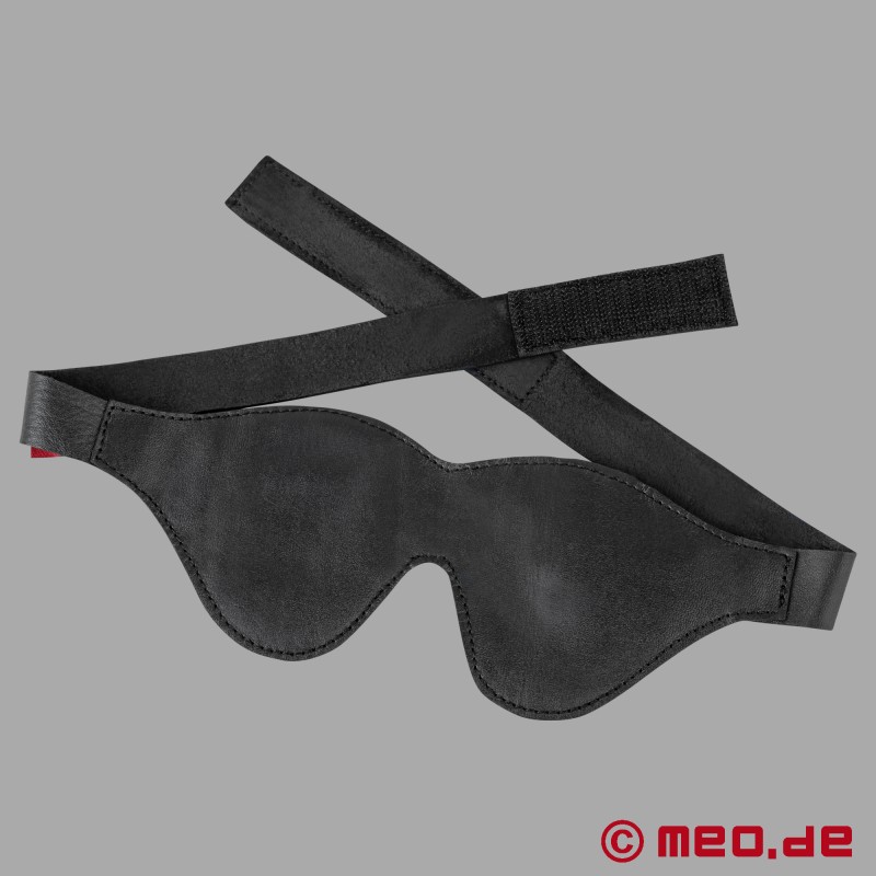 BDSM øjenmaske i læder - 3