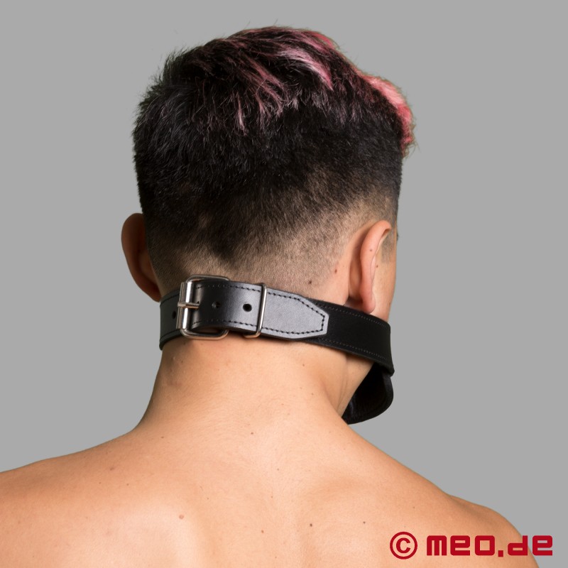 Leren bondage mondknevel - 4