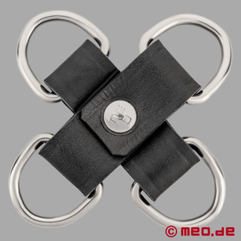 Connector med D-ringe, specielt til hogtie-bondage