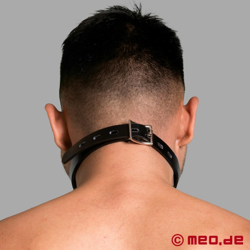 Black ball gag, lockable - 3