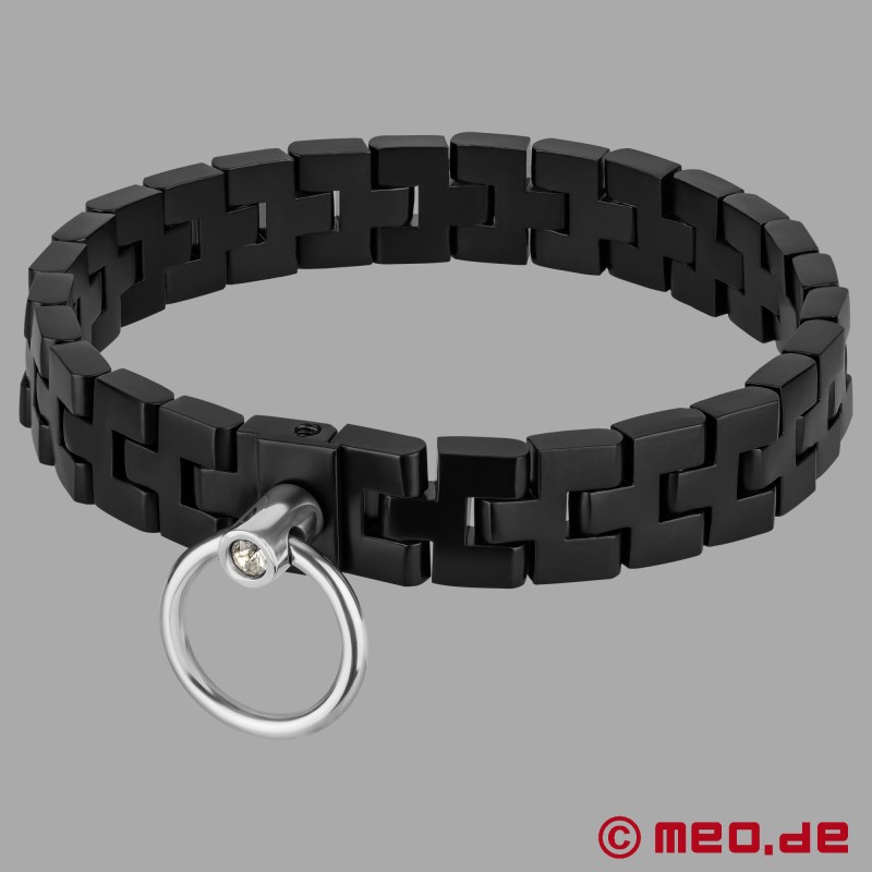 BDSM collar Spartacus™ - black matte