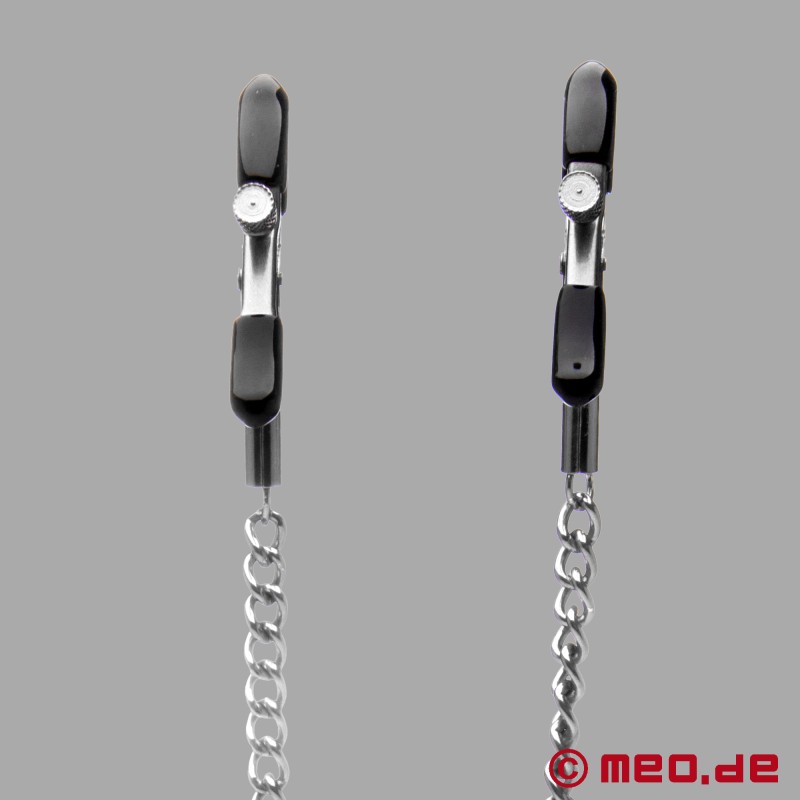 Sadomaso - Nipple Clamps with Connecting Chain