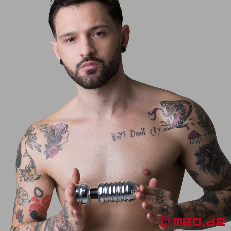 Deviant™ - Elétrodo vaginal e anal grande da E-Stim Systems