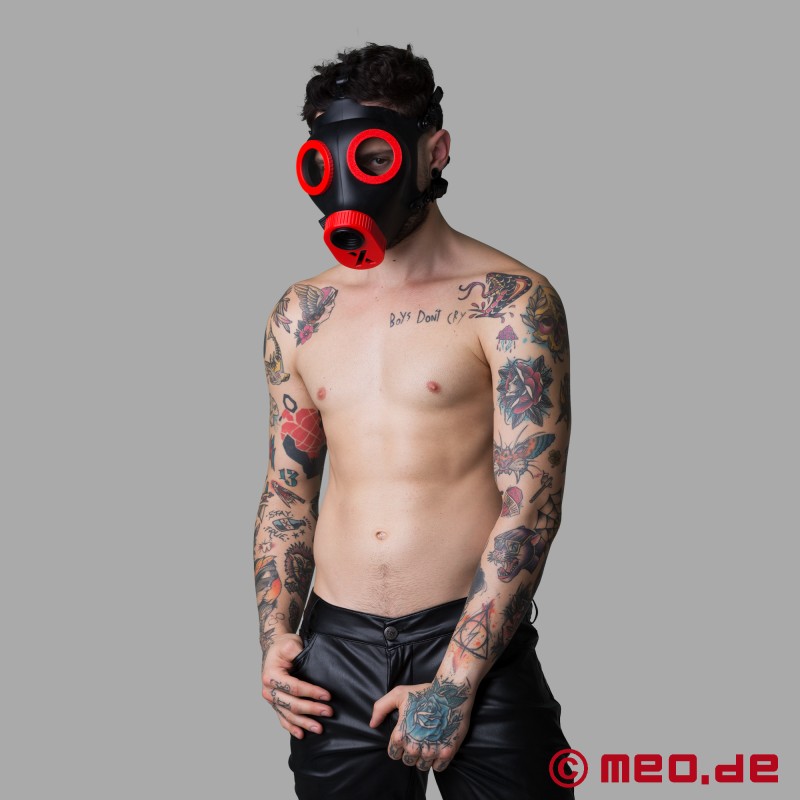 MEO-XTRM - MonsterVision™ - Fetiş Maske - kırmızı