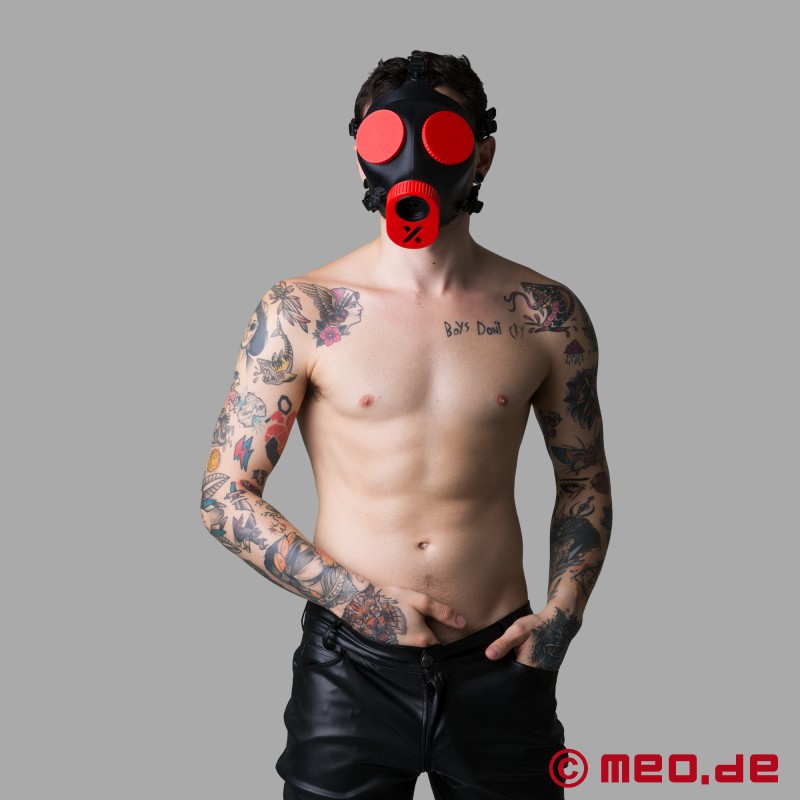 MEO-XTRM - MonsterVision™ - Fetiş Maske - kırmızı