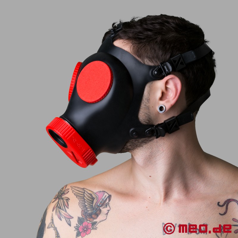 MEO-XTRM - MonsterVision™ - Fetiş Maske - kırmızı