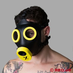 MEO-XTRM - MonsterVision™ - Maschera fetish - giallo