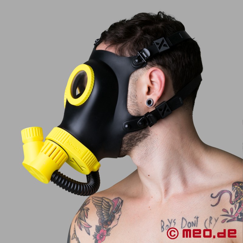 MEO-XTRM - GoldenShower™ - Fetish Mask - žlutá