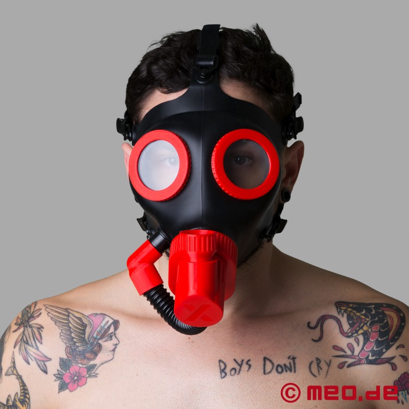 MEO-XTRM - GoldenShower™ - Fetish Mask - červená